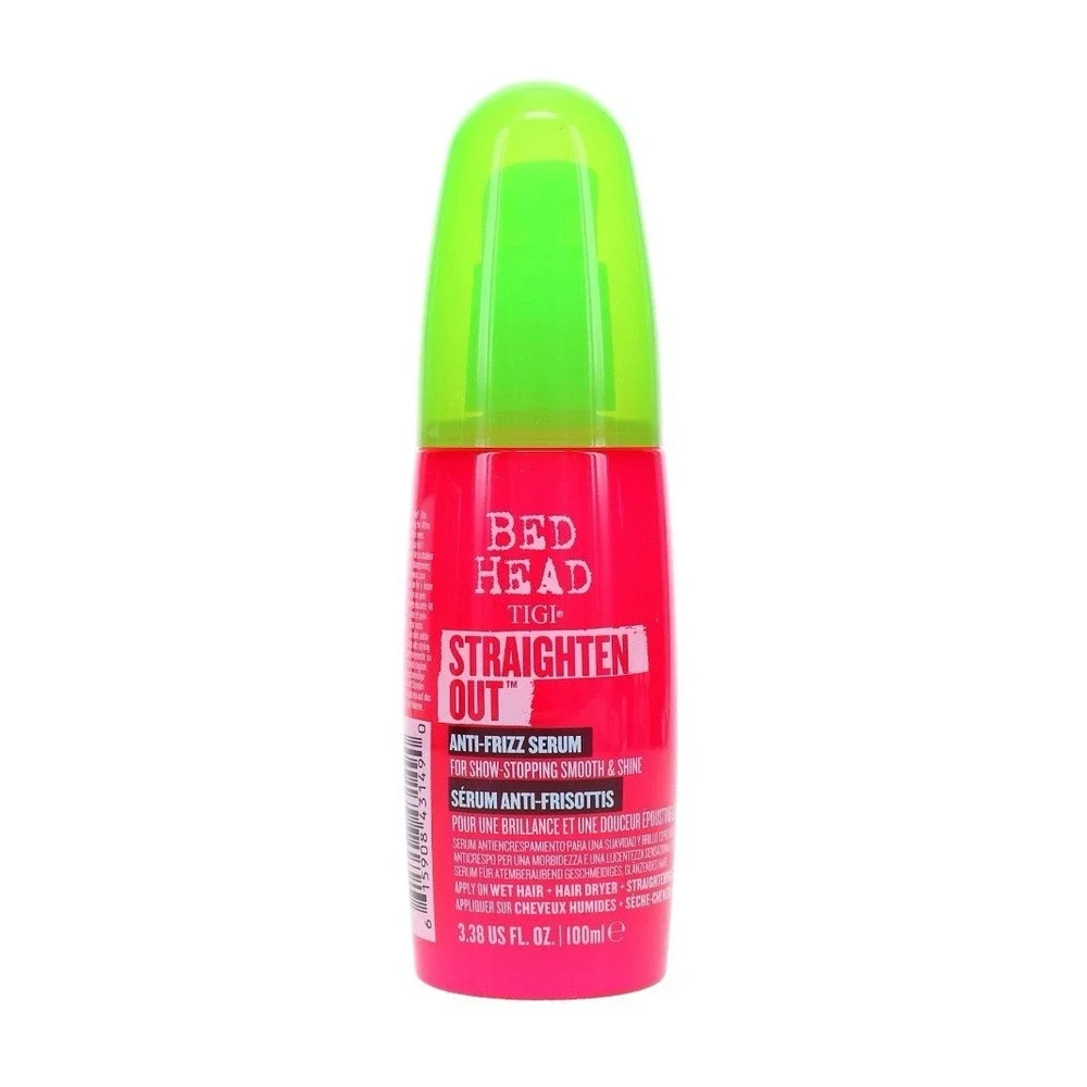 New TIGI Bed Head Straighten Out Anti-frizz‎ Serum 3.38 oz